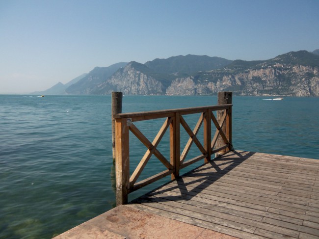 Malcesine, Castello Scaligero, jezero Lago di Garda, Severní Itálie