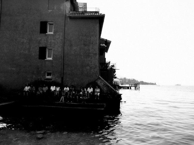 Malcesine, Castello Scaligero, jezero Lago di Garda, Severní Itálie