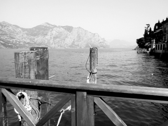 Malcesine, Castello Scaligero, jezero Lago di Garda, Severní Itálie