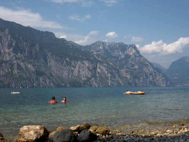 Malcesine, Castello Scaligero, jezero Lago di Garda, Severní Itálie