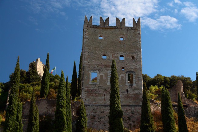 Hrad Arco, Castello di Arco, Italie, Trentino, Jižní Tyrolsko