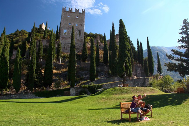 Hrad Arco, Castello di Arco, Italie, Trentino, Jižní Tyrolsko