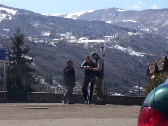 Lezení na skalách v oblasti Rovereto, Crosano, Itálie, Dolomity, Brenta