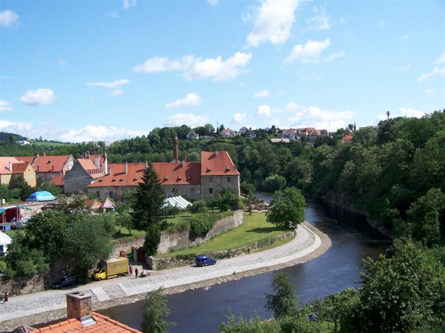 Český Krumlov, Slavnosti pětilisté růže, středověké město, Jižní Čechy