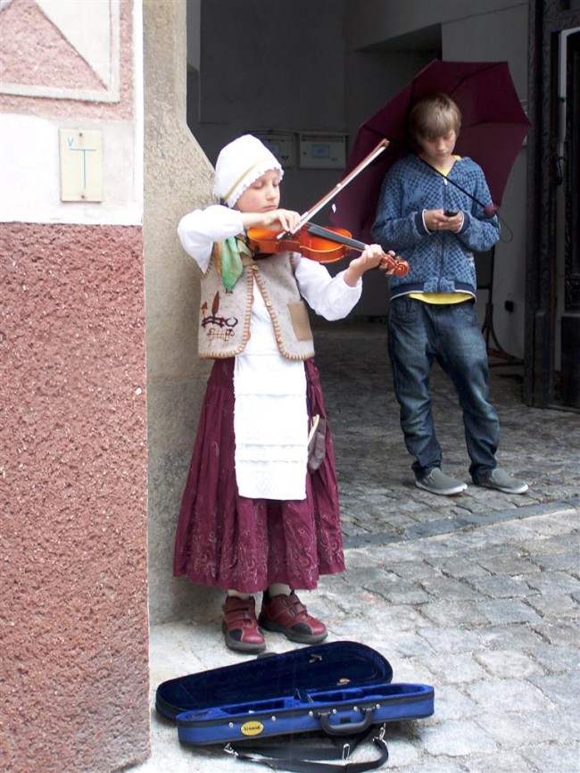 Český Krumlov, Slavnosti pětilisté růže, středověké město, Jižní Čechy
