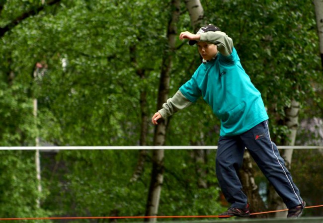 Slack line maraton, Petzl Slackline Trip, Ostrov