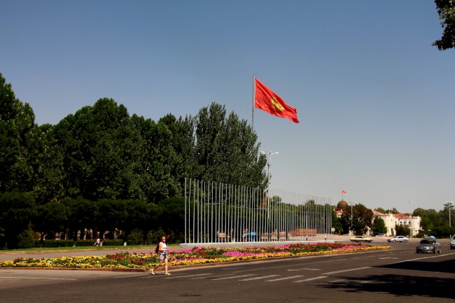 Biškek, hlavní město Kyrgyzstánu