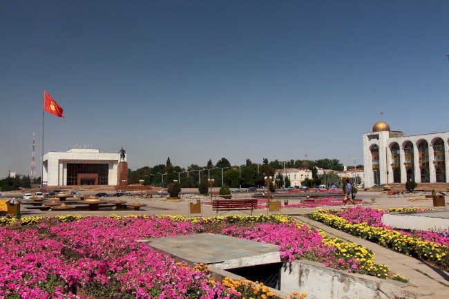 Biškek, hlavní město Kyrgyzstánu