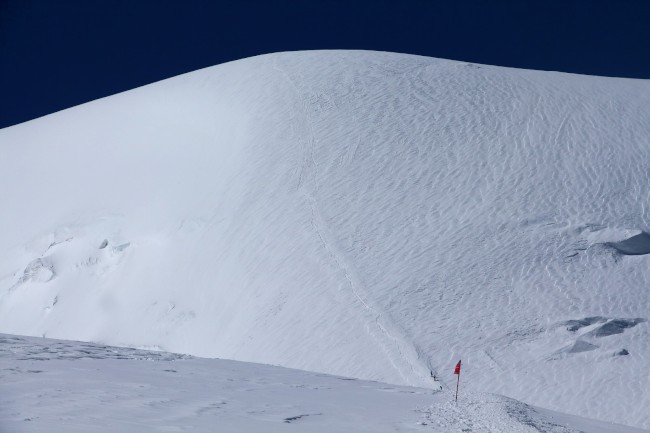 Aklimatizační výstup do třetího výškového tábora C3, Kyrgzystán