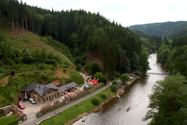 Lezení na žule, Svatošské Skály, Karlovy Vary