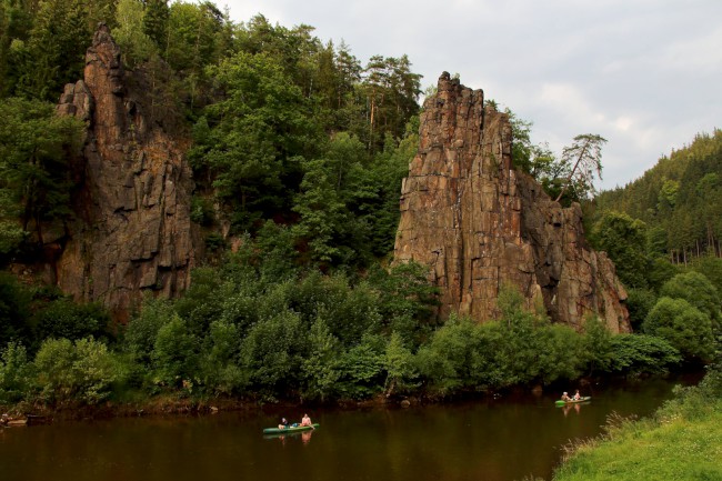 Lezení na žule, Svatošské Skály, Karlovy Vary