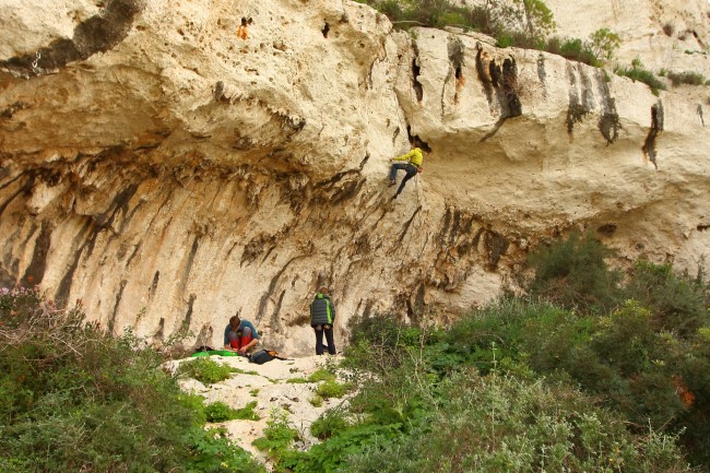 Victoria lines, lezení na ostrově Malta