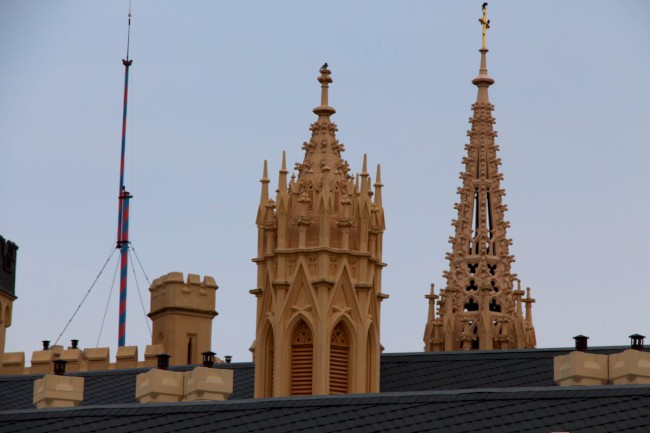 Zámek Lednice, zámecky park, Minaret, rozhledna, Pálava, Jižní Morava