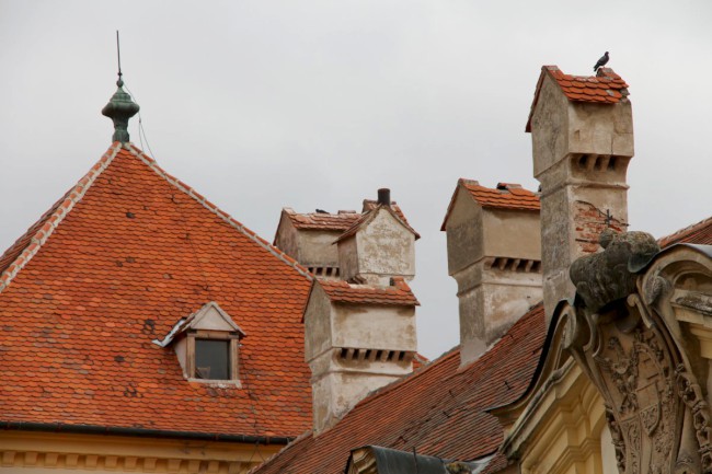 Valtice, renesanční zámek, město, Pálava, Jižní Morava