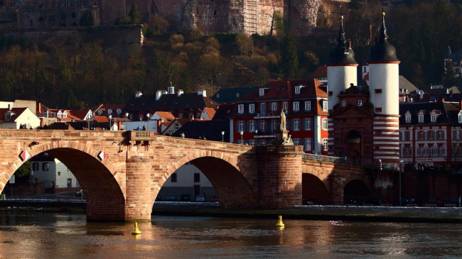 Stověžaté město Heidelberg, Bádensko-Württembersko, Německo