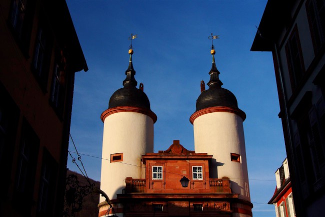 Stověžaté město Heidelberg, Bádensko-Württembersko, Německo