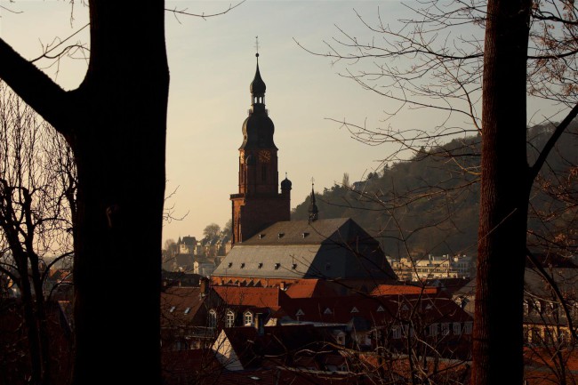 Stověžaté město Heidelberg, Bádensko-Württembersko, Německo