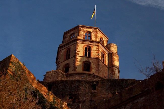 Stověžaté město Heidelberg, Bádensko-Württembersko, Německo