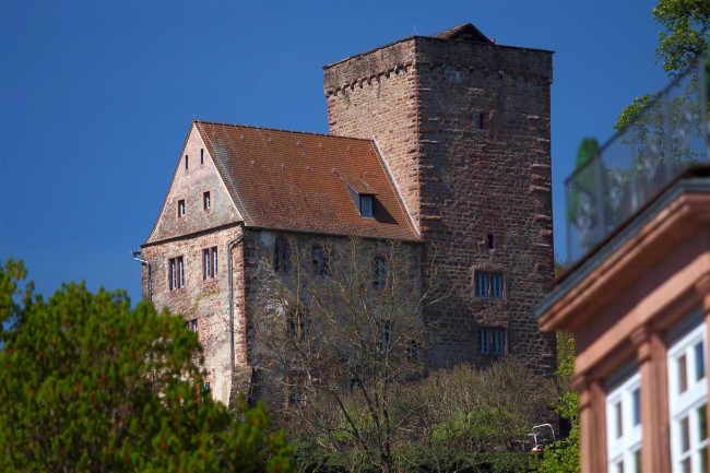 Nackersteinach a Dilsberg, Hesensko, Bádensko-Württembersko, Německo