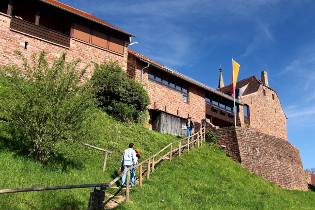 Nackersteinach a Dilsberg, Hesensko, Bádensko-Württembersko, Německo