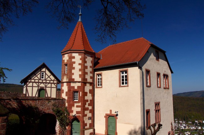 Nackersteinach a Dilsberg, Hesensko, Bádensko-Württembersko, Německo