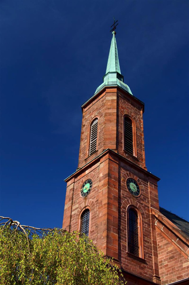 Nackersteinach a Dilsberg, Hesensko, Bádensko-Württembersko, Německo