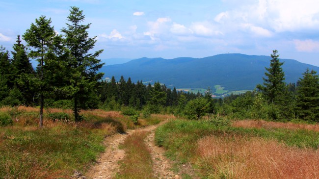 Lezení na skalách Kaitersberg, Bavorský les, Německo