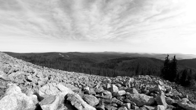 Výstup na Luzný, Bavorský les, Šumava, Německo