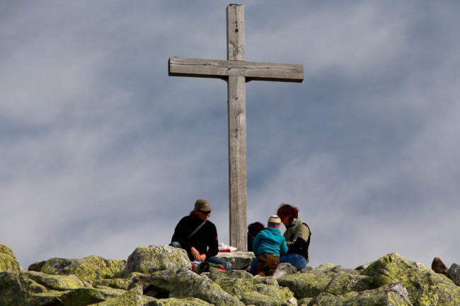 Výstup na Luzný, Bavorský les, Šumava, Německo