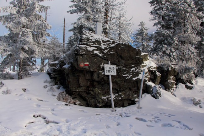 Výstup na Svaroh, Bavorský les, Šumava, Německo
