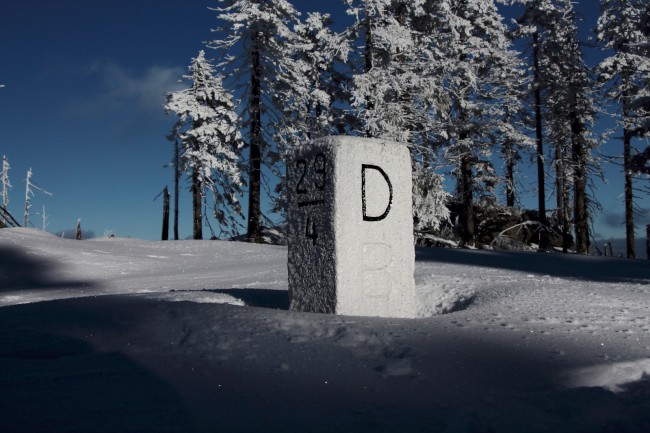 Výstup na Svaroh, Bavorský les, Šumava, Německo