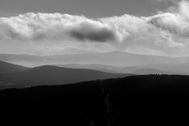 Výstup na Svaroh, Bavorský les, Šumava, Německo
