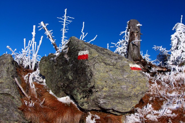 Výstup na Svaroh, Bavorský les, Šumava, Německo