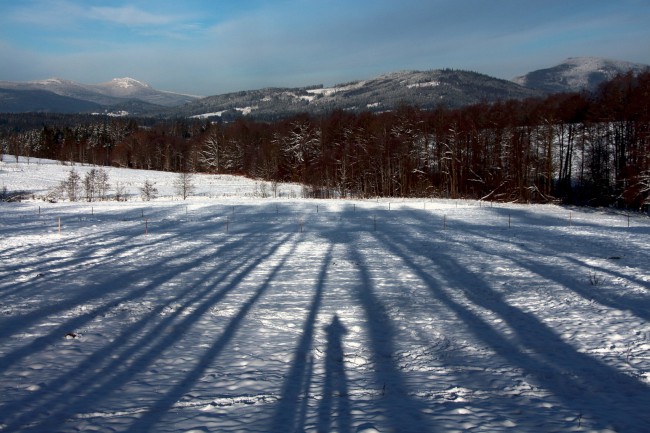 Výstup na horu Velký Roklan 1453m, Bavorský les, Německo