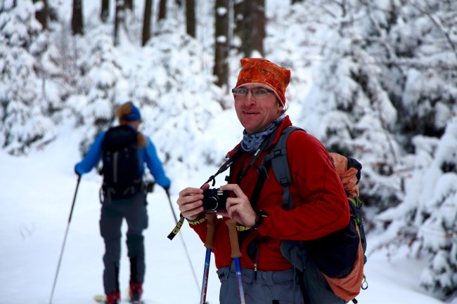 Výstup na horu Velký Roklan 1453m, Bavorský les, Německo