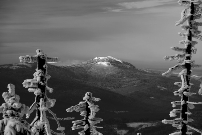 Výstup na horu Velký Roklan 1453m, Bavorský les, Německo