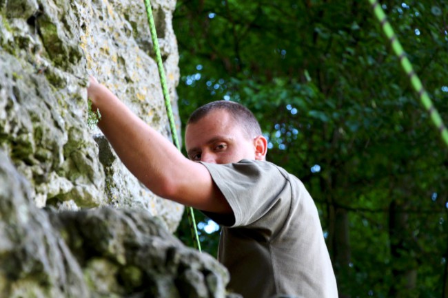 Betzenstein, lezení na skalách, Frankenjura, Německo