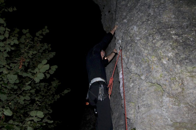 Signalstein, lezení na skalách, Frankenjura, Německo