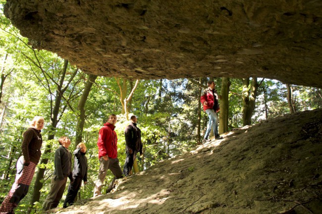 Signalstein, lezení na skalách, Frankenjura, Německo