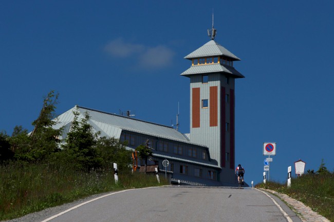 Fichtelberg 1214m, Krušné hory, Sasko, Německo