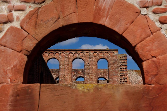 Zřícenina kláštera Limburk, Bad Dürkheim, Porýní-Falc, Německo