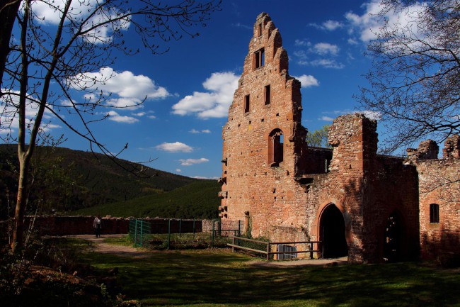 Zřícenina kláštera Limburk, Bad Dürkheim, Porýní-Falc, Německo