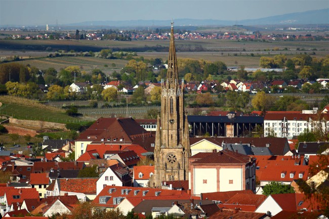 Zřícenina kláštera Limburk, Bad Dürkheim, Porýní-Falc, Německo