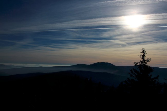 Výstup na horu Svaroh 1333 m, Šumava, Německo