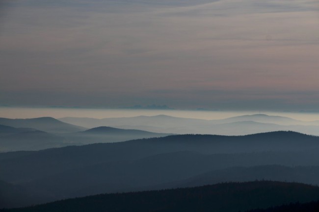 Výstup na horu Svaroh 1333 m, Šumava, Německo