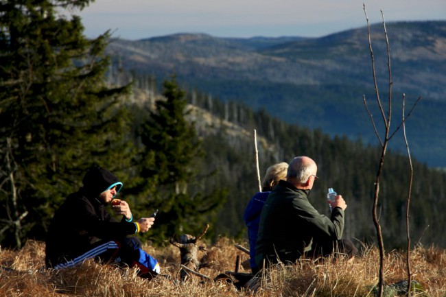 Výstup na horu Svaroh 1333 m, Šumava, Německo