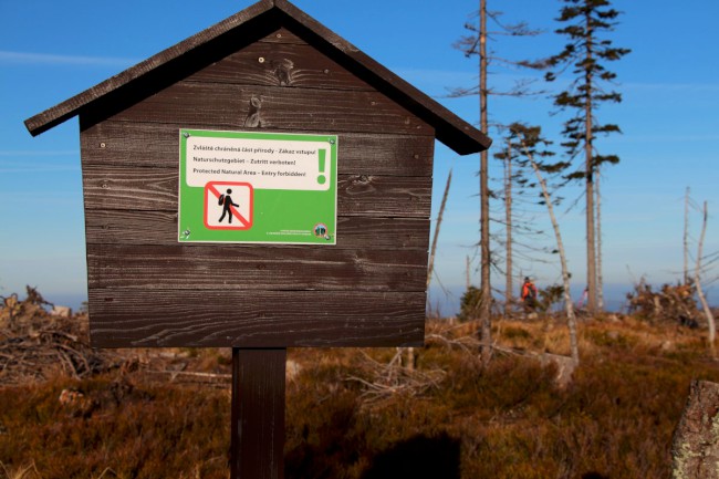 Výstup na horu Svaroh 1333 m, Šumava, Německo