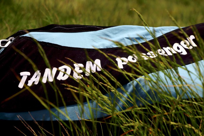 Tandem paragliding, Malý ostrý, Šumava, Německo