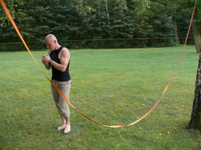 Slackline akce v Borském parku, Plzeň