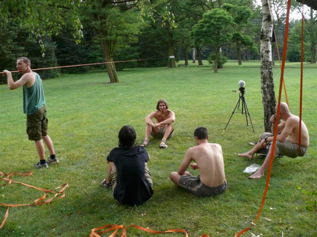 Slackline akce v Borském parku, Plzeň